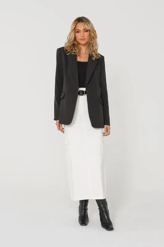 Audrey Blazer | Black sold by Madison