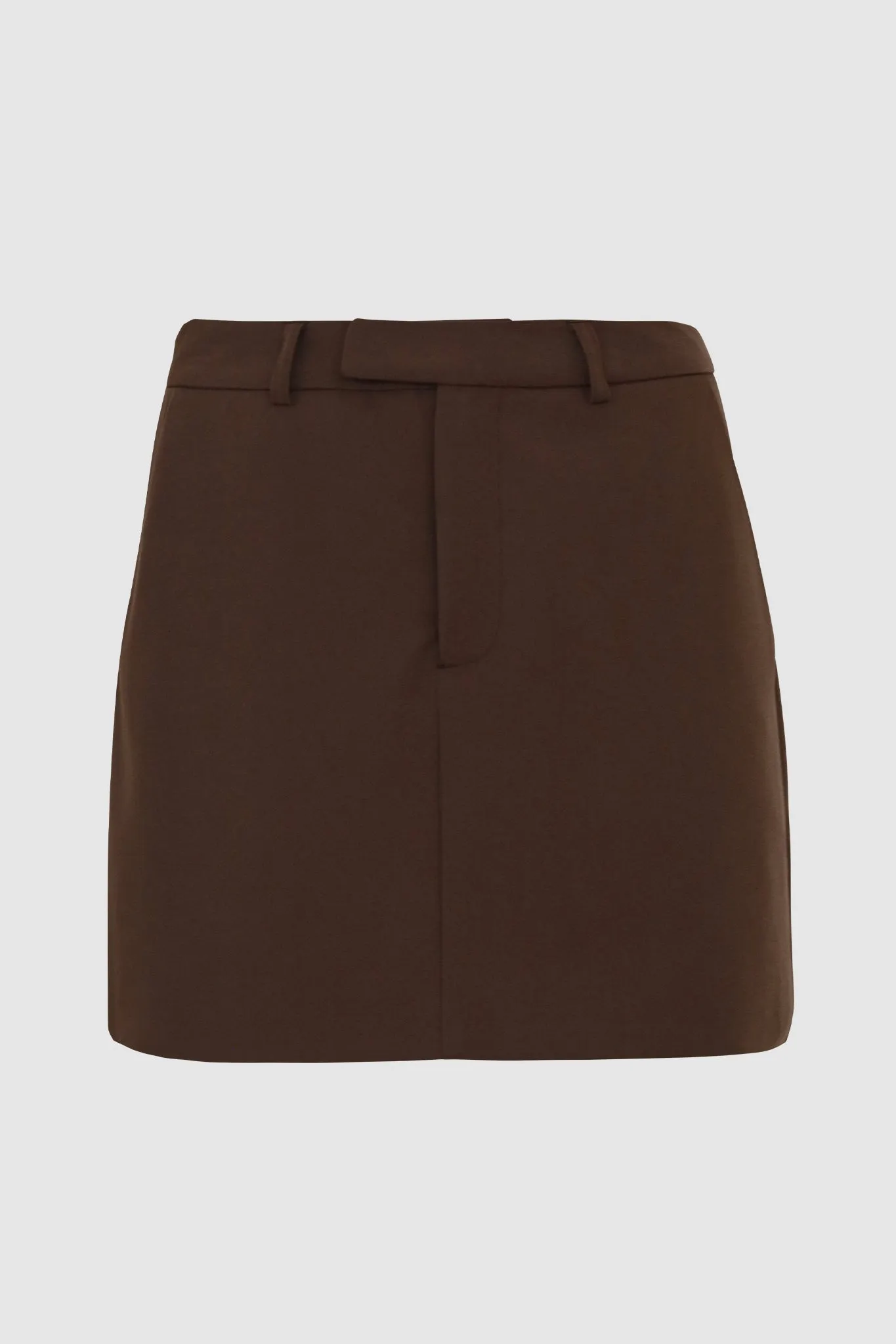 Collins Mini Skirt | Choc sold by Madison product image thumbnail 3