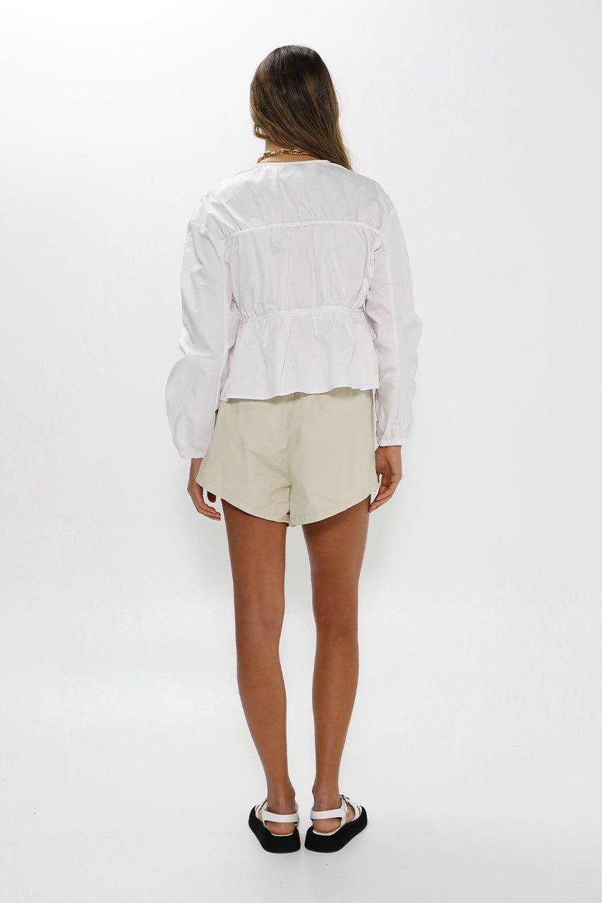 Sandro Top | White sold by Madison product image thumbnail 5