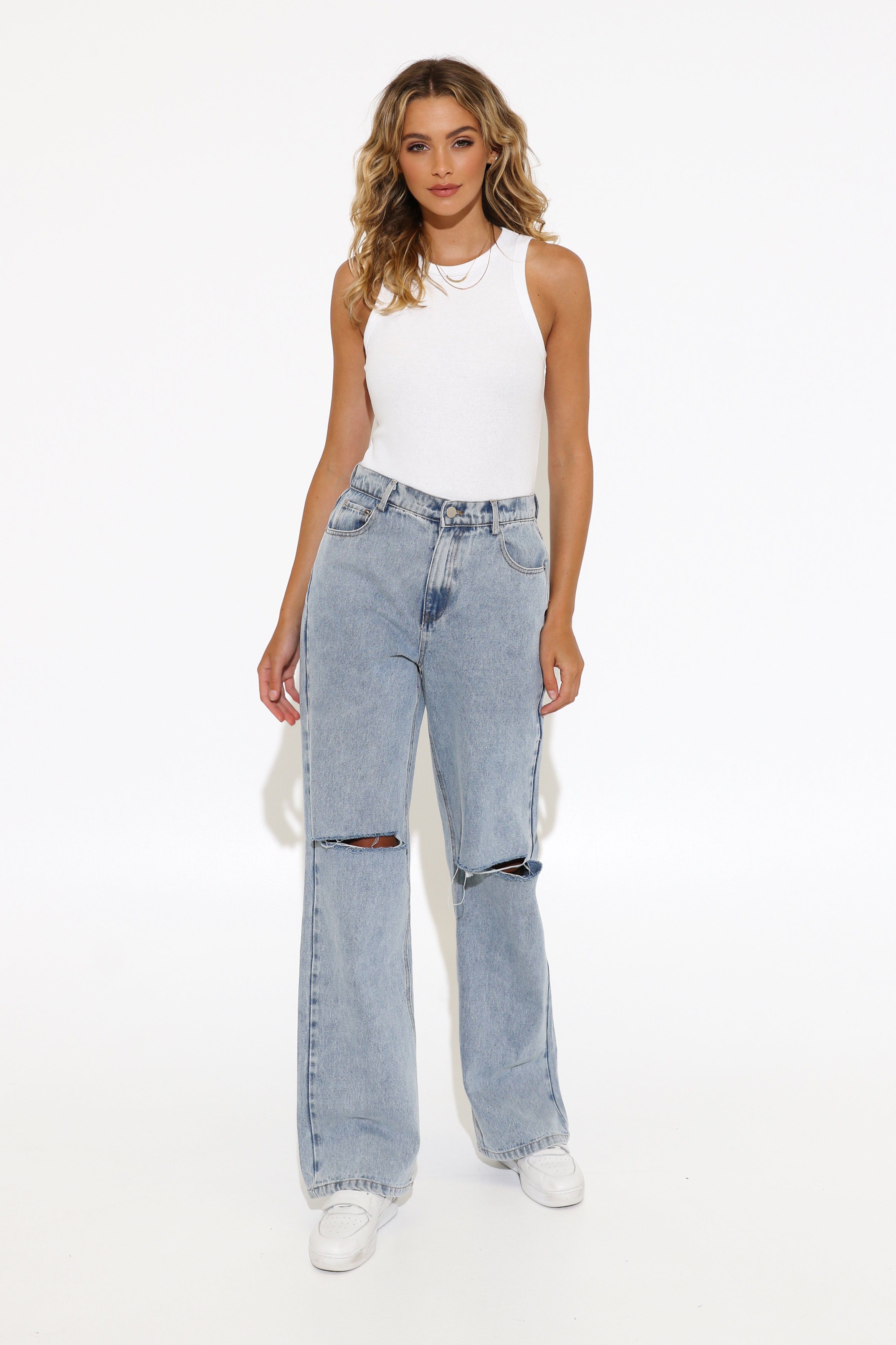 Jaida Tank | White sold by Madison