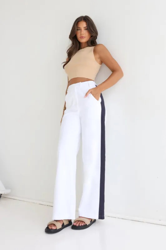 Nadene Pants | White sold by Madison