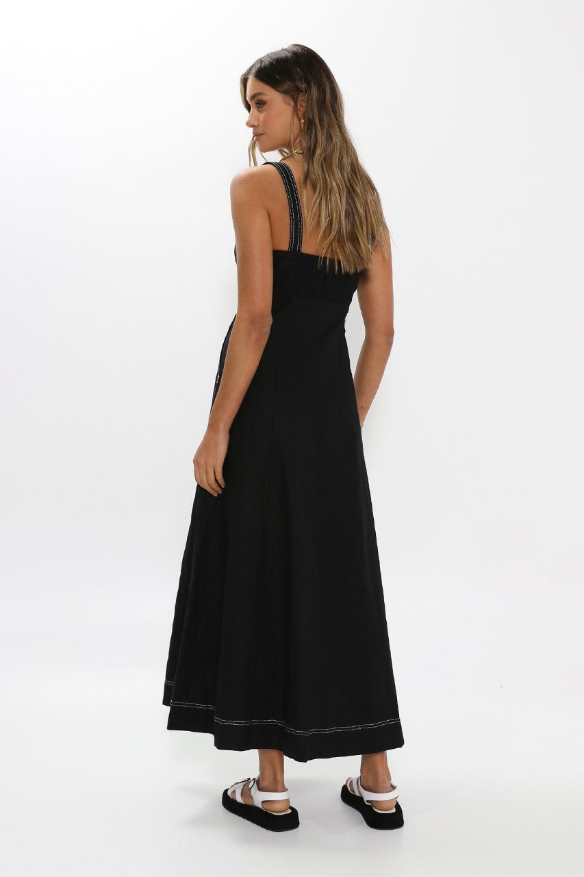 Ashton Maxi Dress | Black sold by Madison product image thumbnail 4