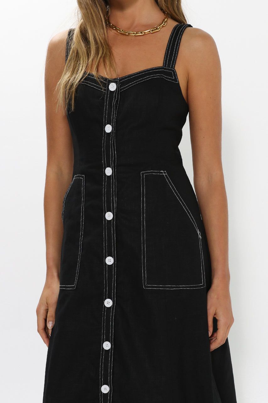 Ashton Maxi Dress | Black sold by Madison product image thumbnail 5