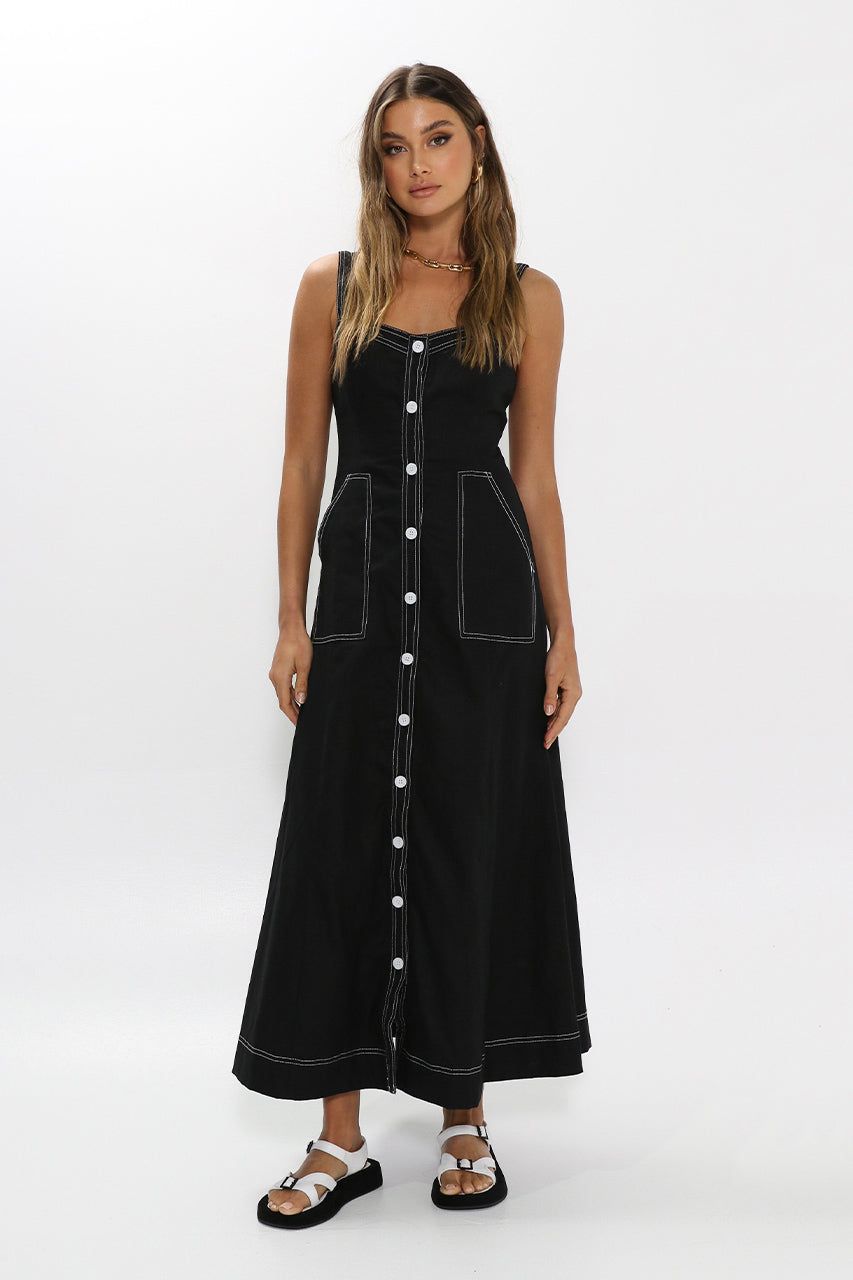 Ashton Maxi Dress | Black sold by Madison product image thumbnail 2