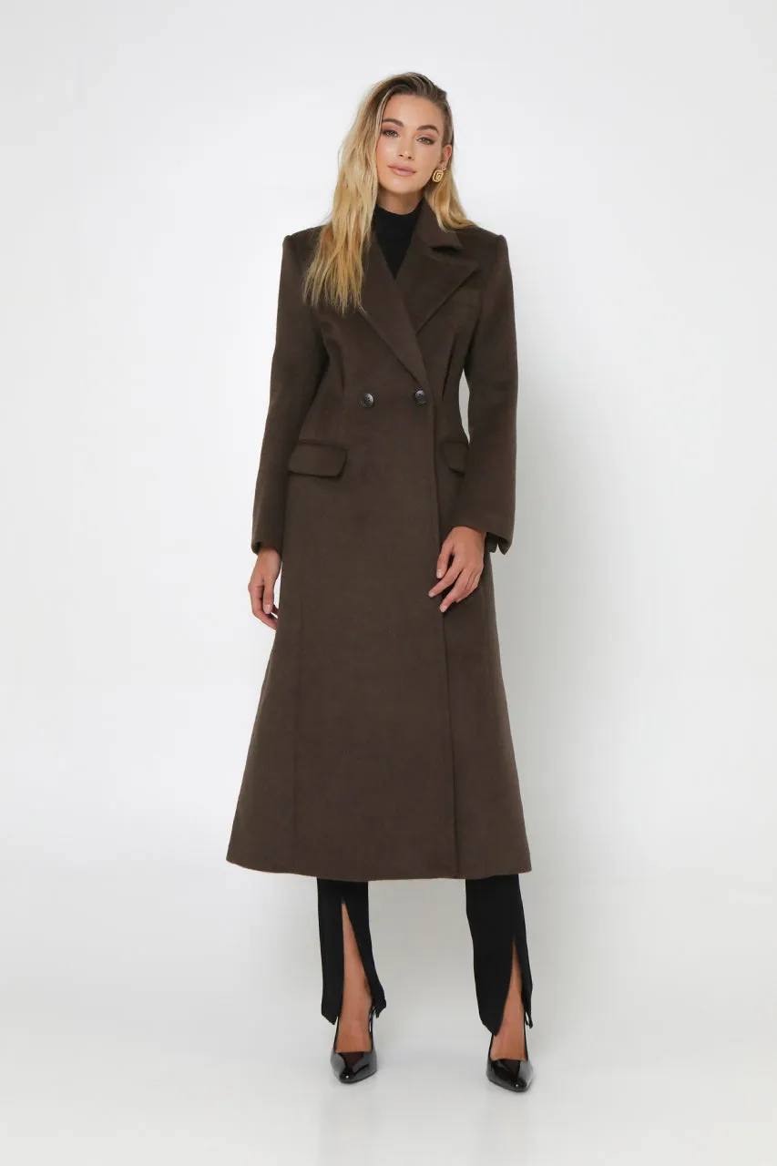 Oliver Coat | Choc sold by Madison product image thumbnail 2