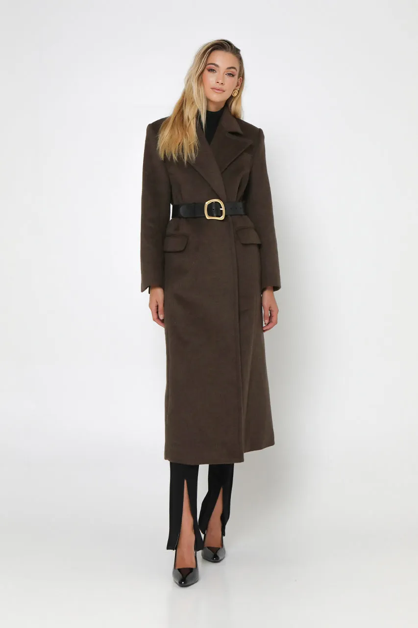 Oliver Coat | Choc sold by Madison product image thumbnail 5