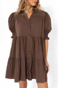 Cecilie Mini Dress | Choc sold by Madison