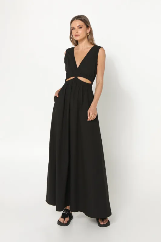 Arlo Maxi Dress | Black sold by Madison