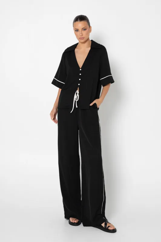 Clara Shirt | Black/White sold by Madison
