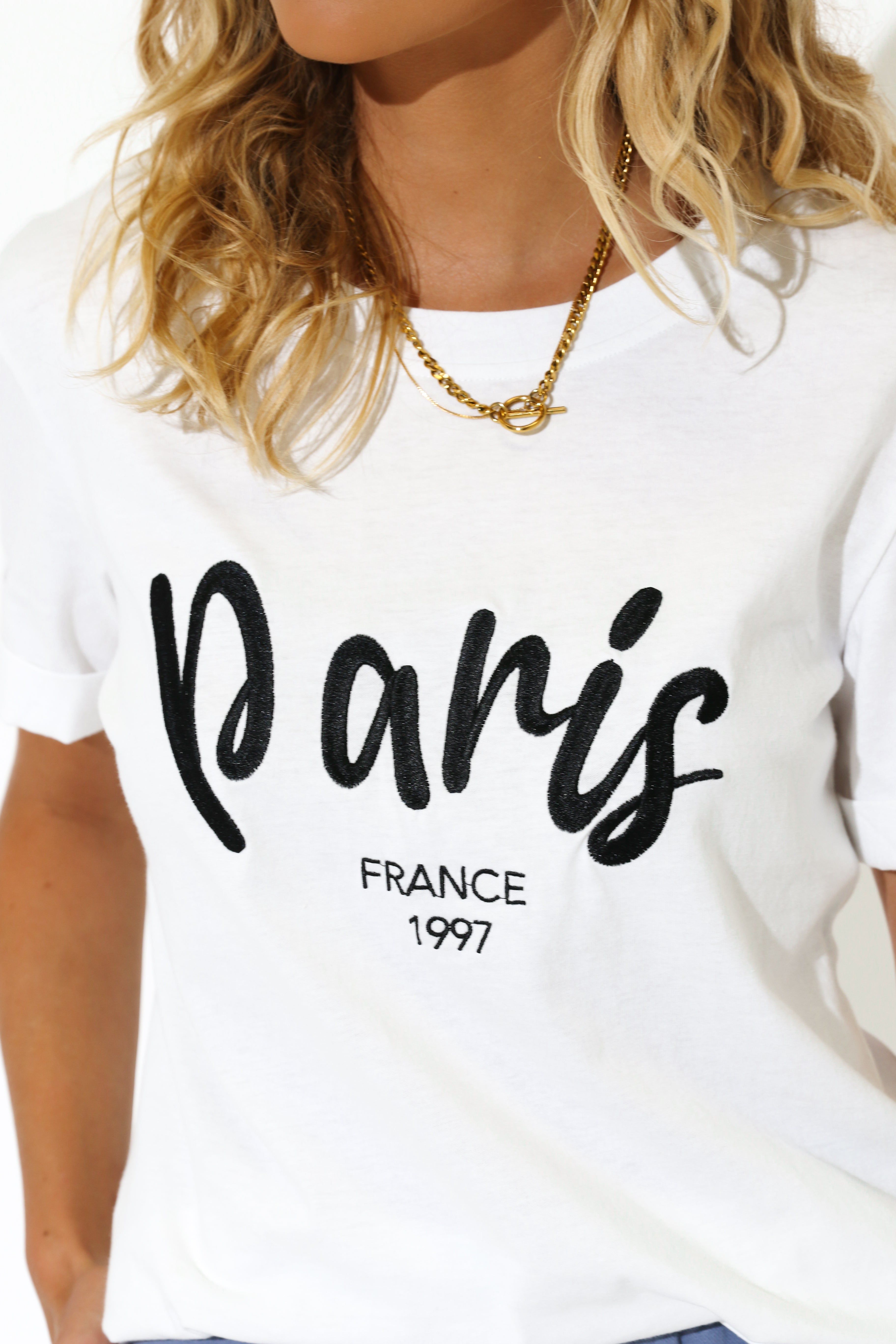 Paris Tee | White sold by Madison product image thumbnail 7