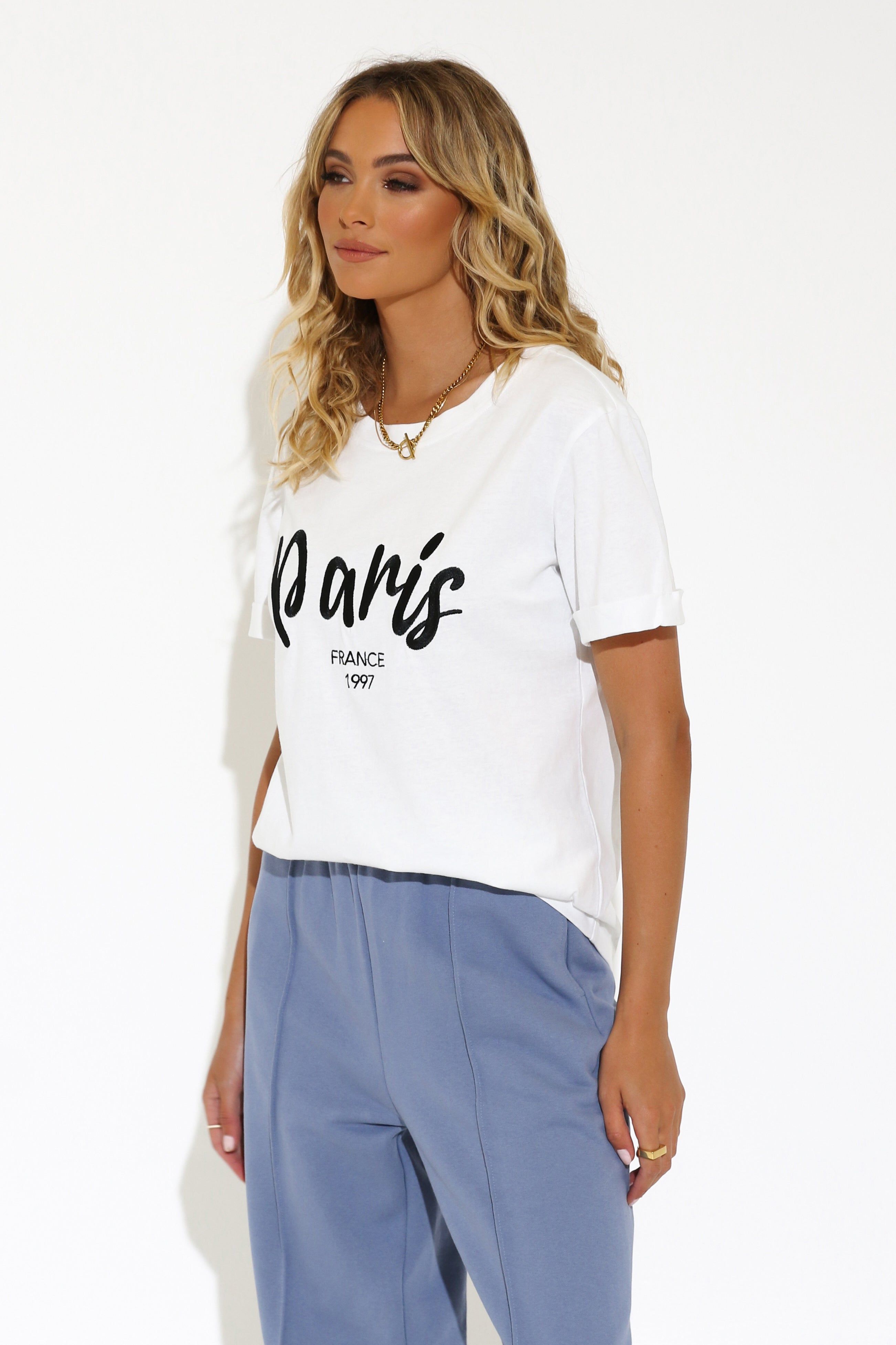 Paris Tee | White sold by Madison product image thumbnail 5