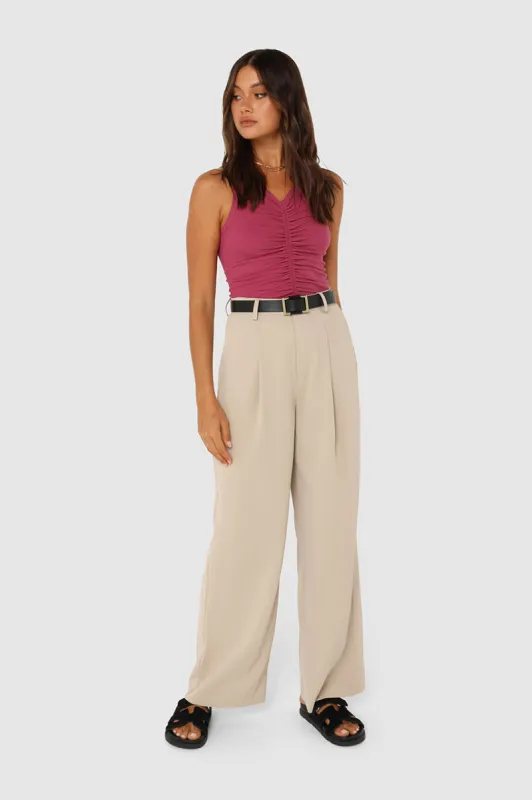 Hazel Tank Top | Magenta sold by Madison