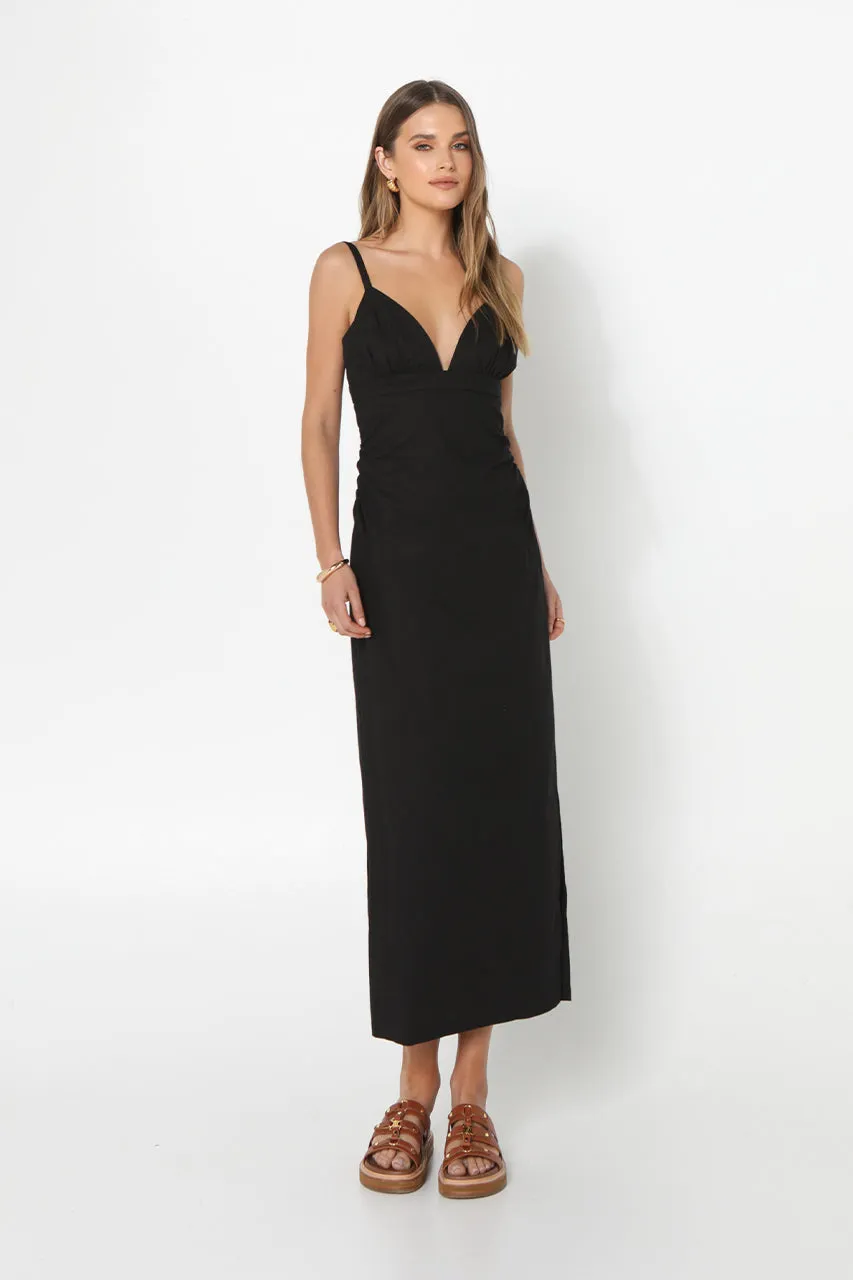Marlow Midi Dress | Black sold by Madison