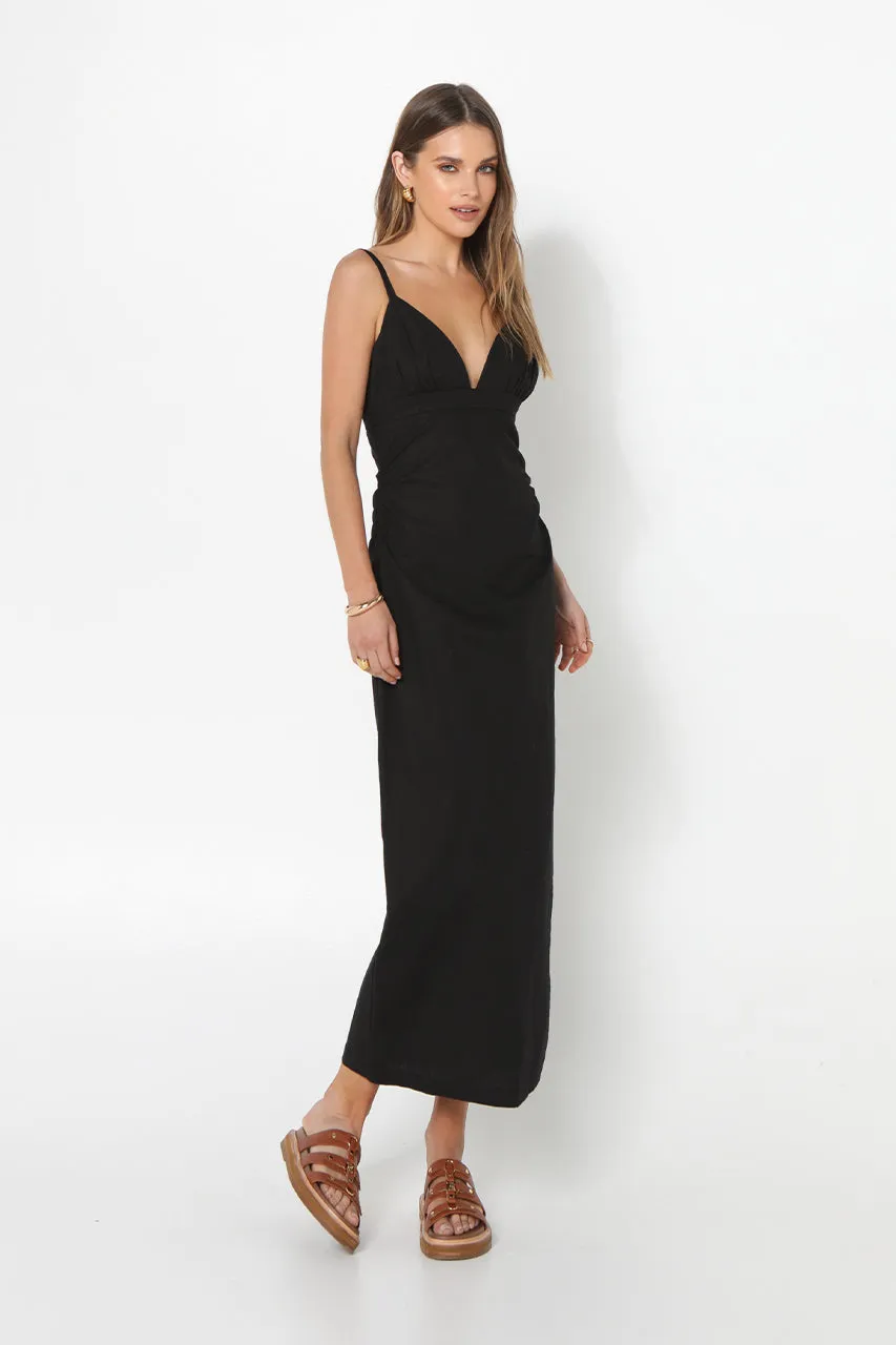 Marlow Midi Dress | Black sold by Madison product image thumbnail 4