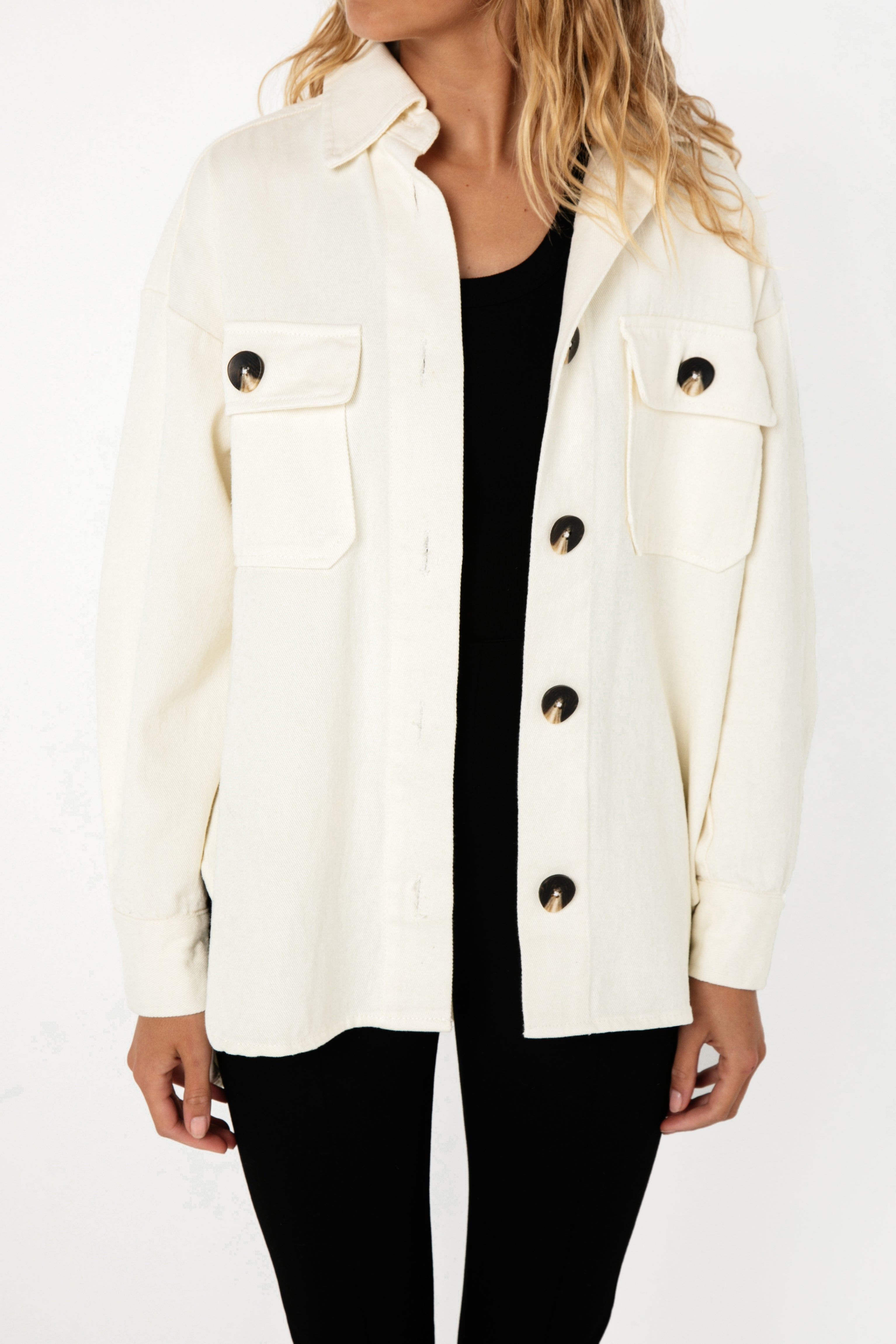 Zanthe Jacket | Cream sold by Madison product image thumbnail 6