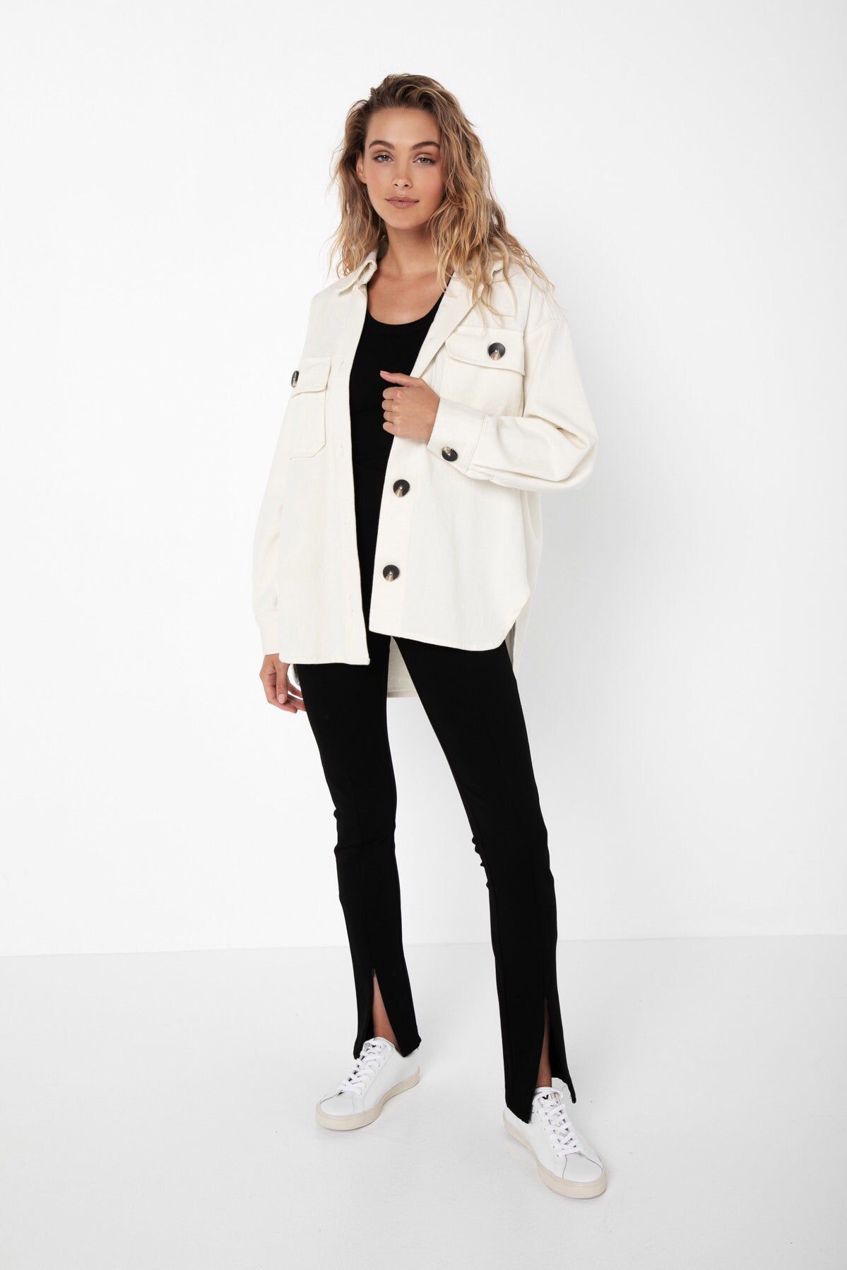 Zanthe Jacket | Cream sold by Madison