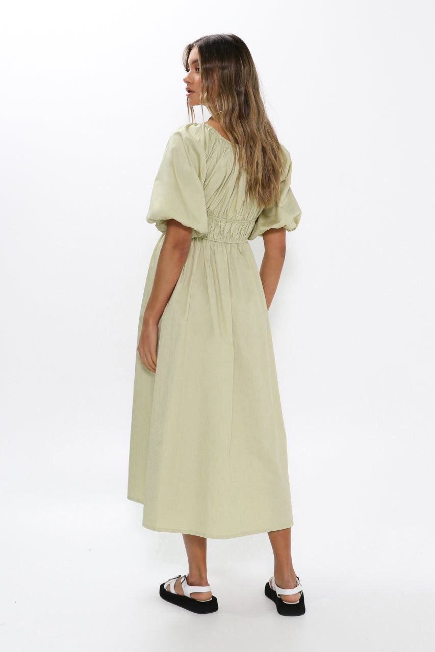 Milana Maxi Dress | Pistachio sold by Madison product image thumbnail 4