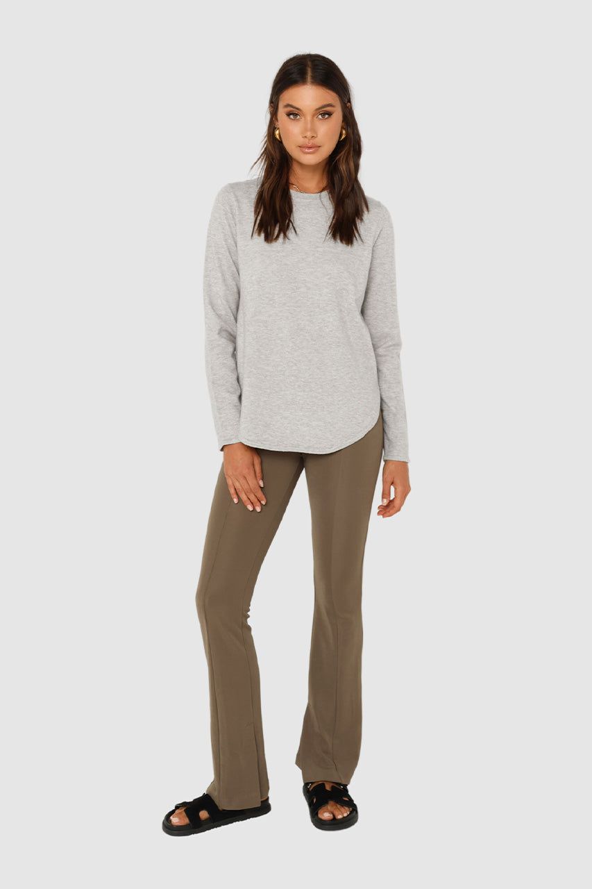 Iris Knit Top | Grey Marle sold by Madison product image thumbnail 5
