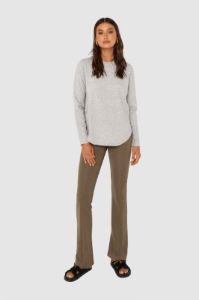 Iris Knit Top | Grey Marle sold by Madison
