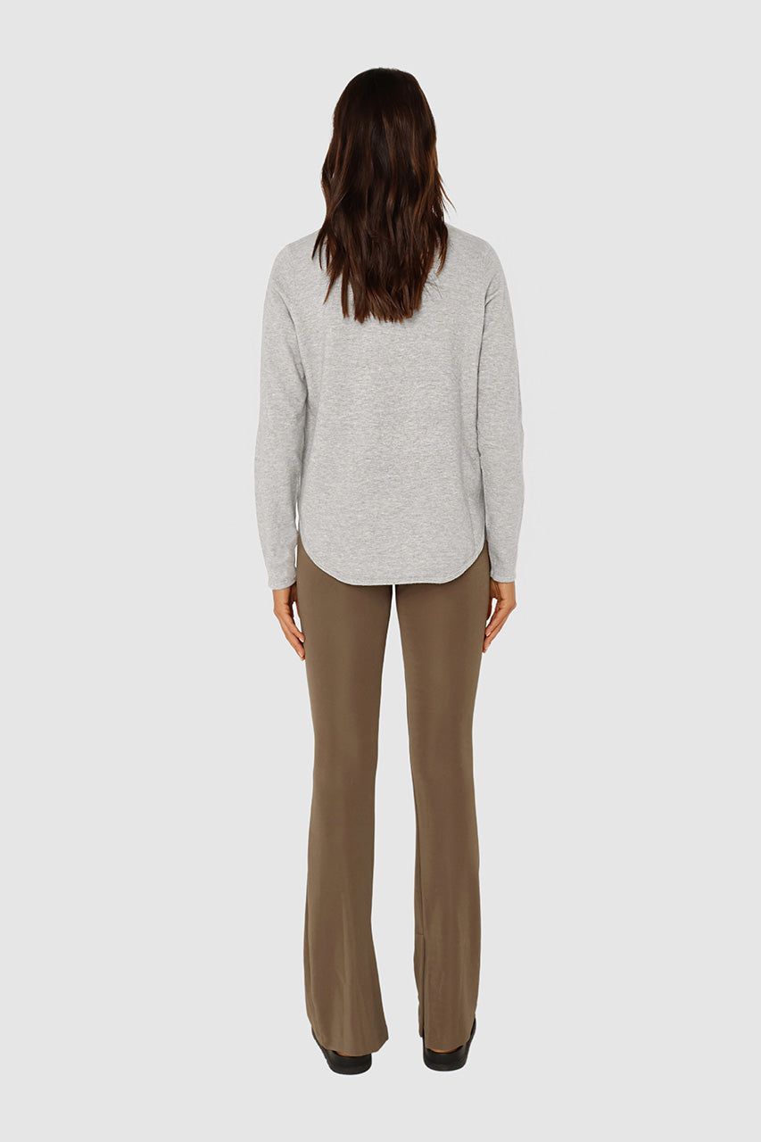 Iris Knit Top | Grey Marle sold by Madison product image thumbnail 3