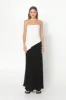 Joanna Maxi Dress | White & Black sold by Madison
