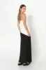 Joanna Maxi Dress | White & Black sold by Madison