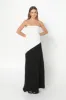 Joanna Maxi Dress | White & Black sold by Madison
