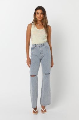 Sinclair Lurex Tank | Gold sold by Madison