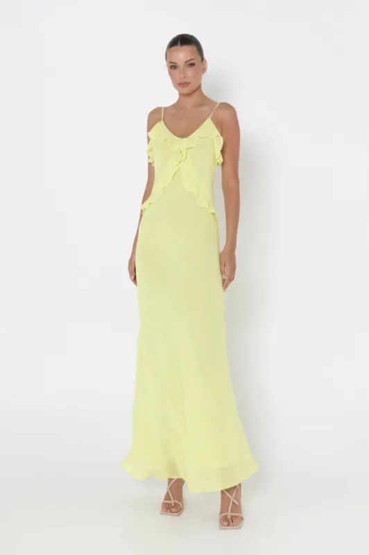 Madelyn Maxi Dress | Yellow sold by Madison