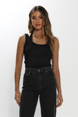 Kyra Tank Top | Black sold by Madison