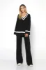 Varsity Knit Pants | Black sold by Madison