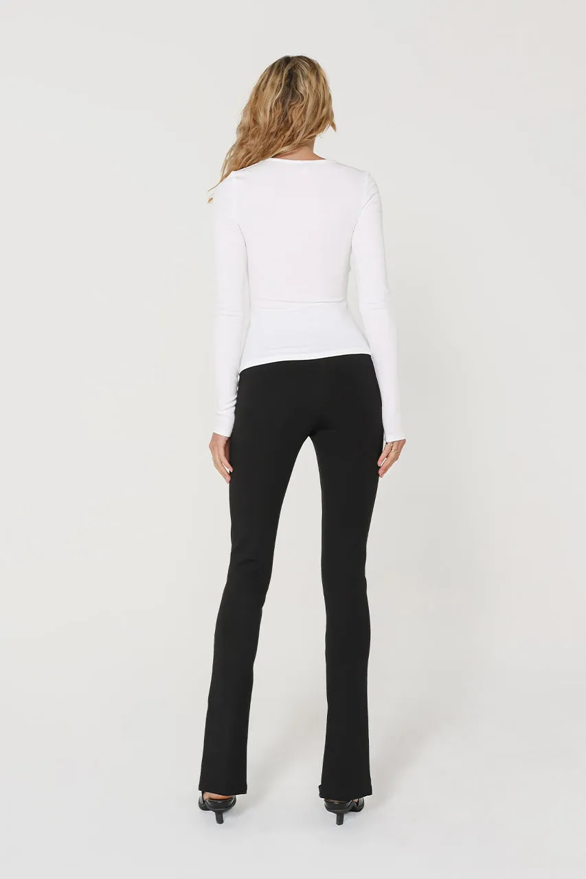 Gretal Long Sleeve Top | White sold by Madison product image thumbnail 3