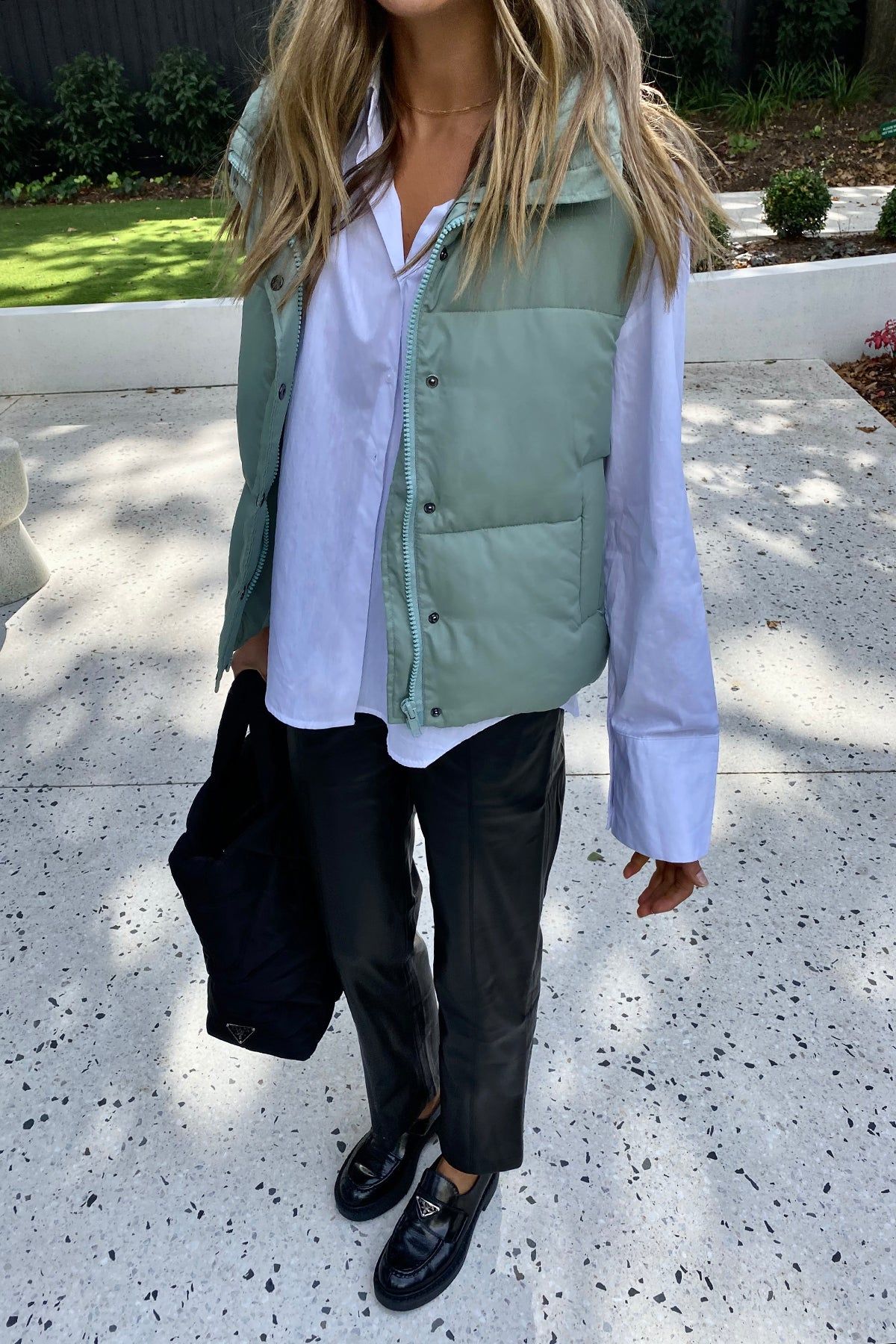 Jordy Puffer Vest | Sage sold by Madison product image thumbnail 6