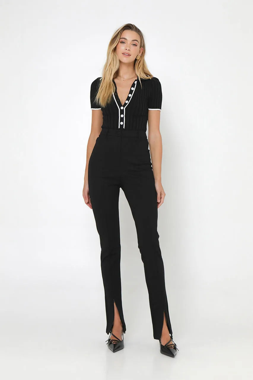 Georgia Knit Top | Black sold by Madison