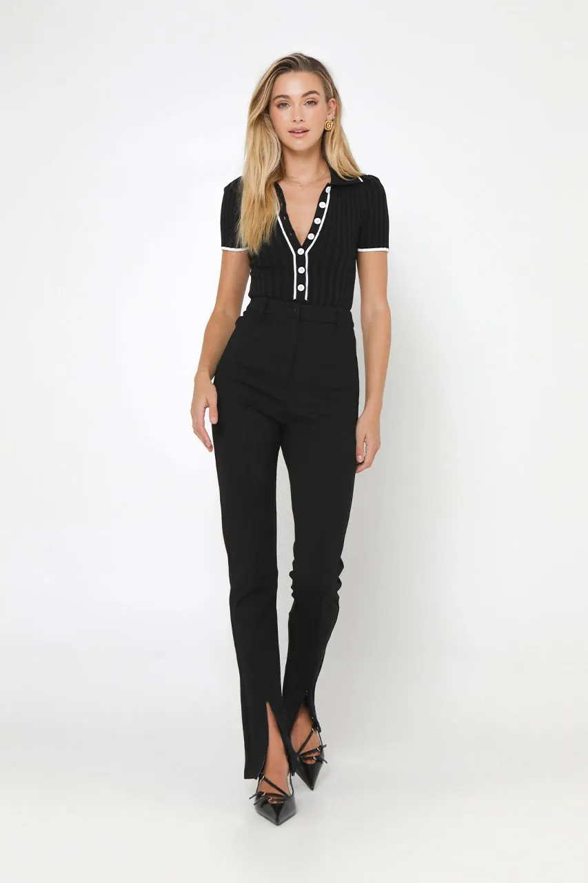 Georgia Knit Top | Black sold by Madison product image thumbnail 5