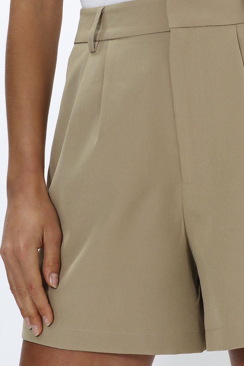 Frankie Shorts | Taupe sold by Madison product image thumbnail 6