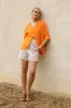 Irena Shirt | Orange sold by Madison