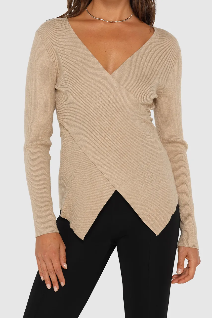 Marley Knit Top | Oat sold by Madison product image thumbnail 5