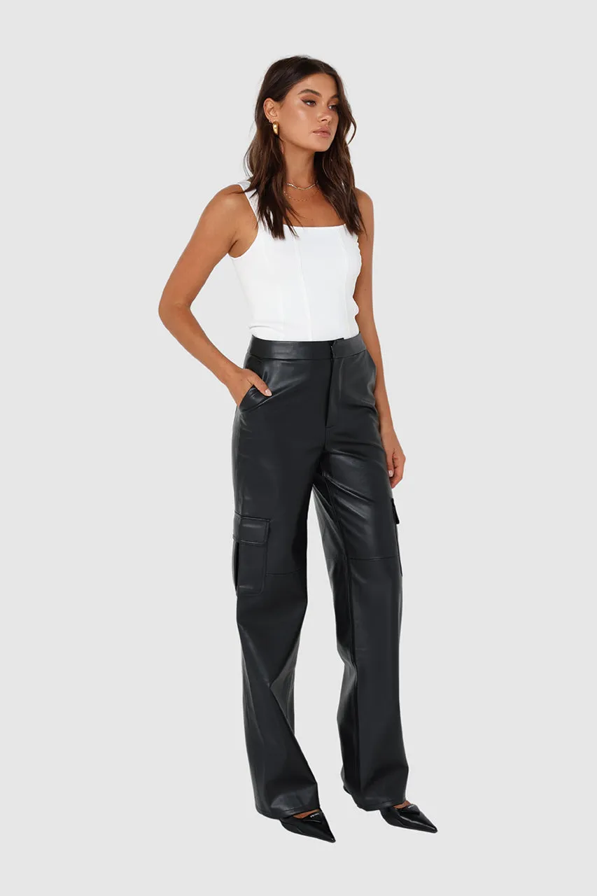 Billy Cargo Pants | Black sold by Madison product image thumbnail 2