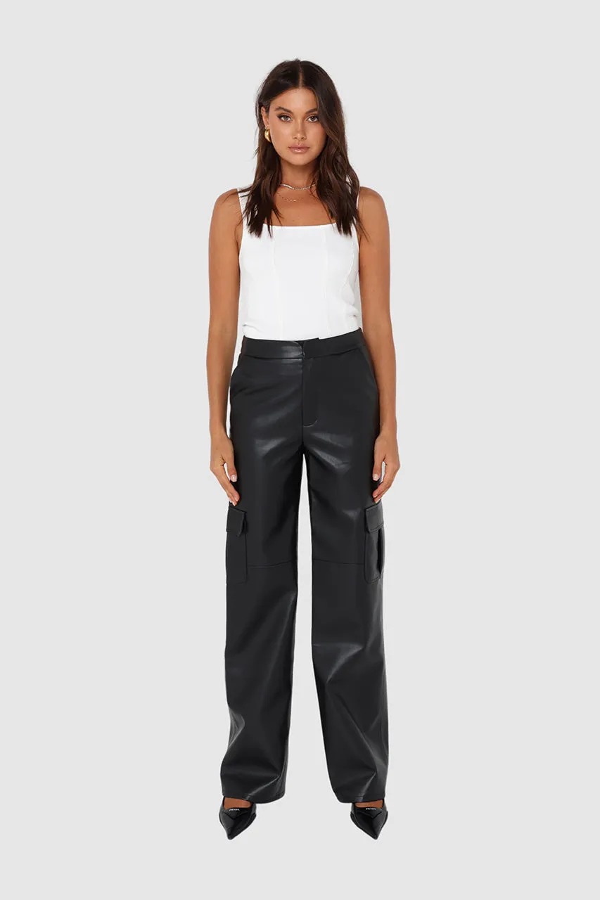 Billy Cargo Pants | Black sold by Madison