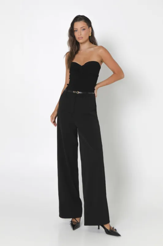 Mae Knit Top | Black sold by Madison