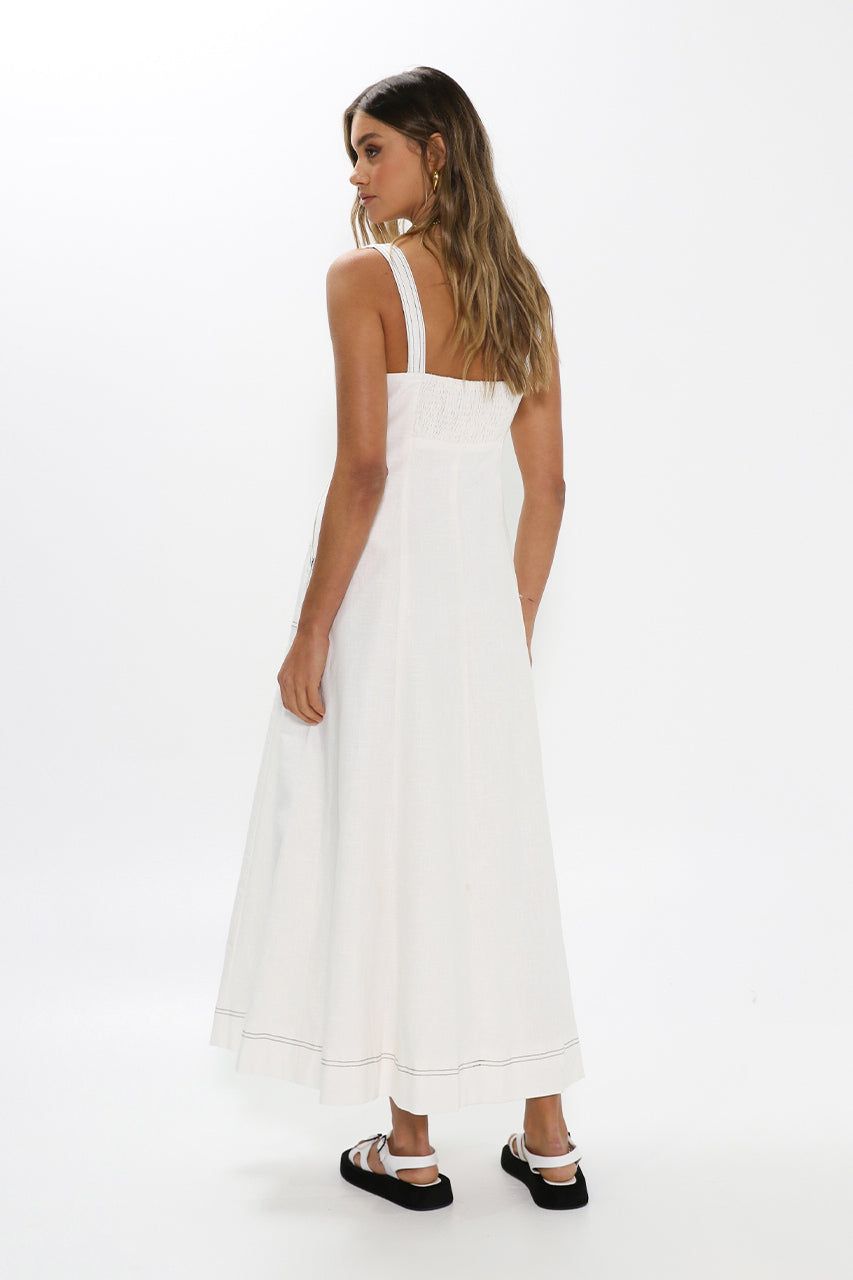 Ashton Maxi Dress | White sold by Madison product image thumbnail 3