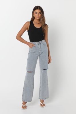 Sinclair Lurex Tank | Black sold by Madison