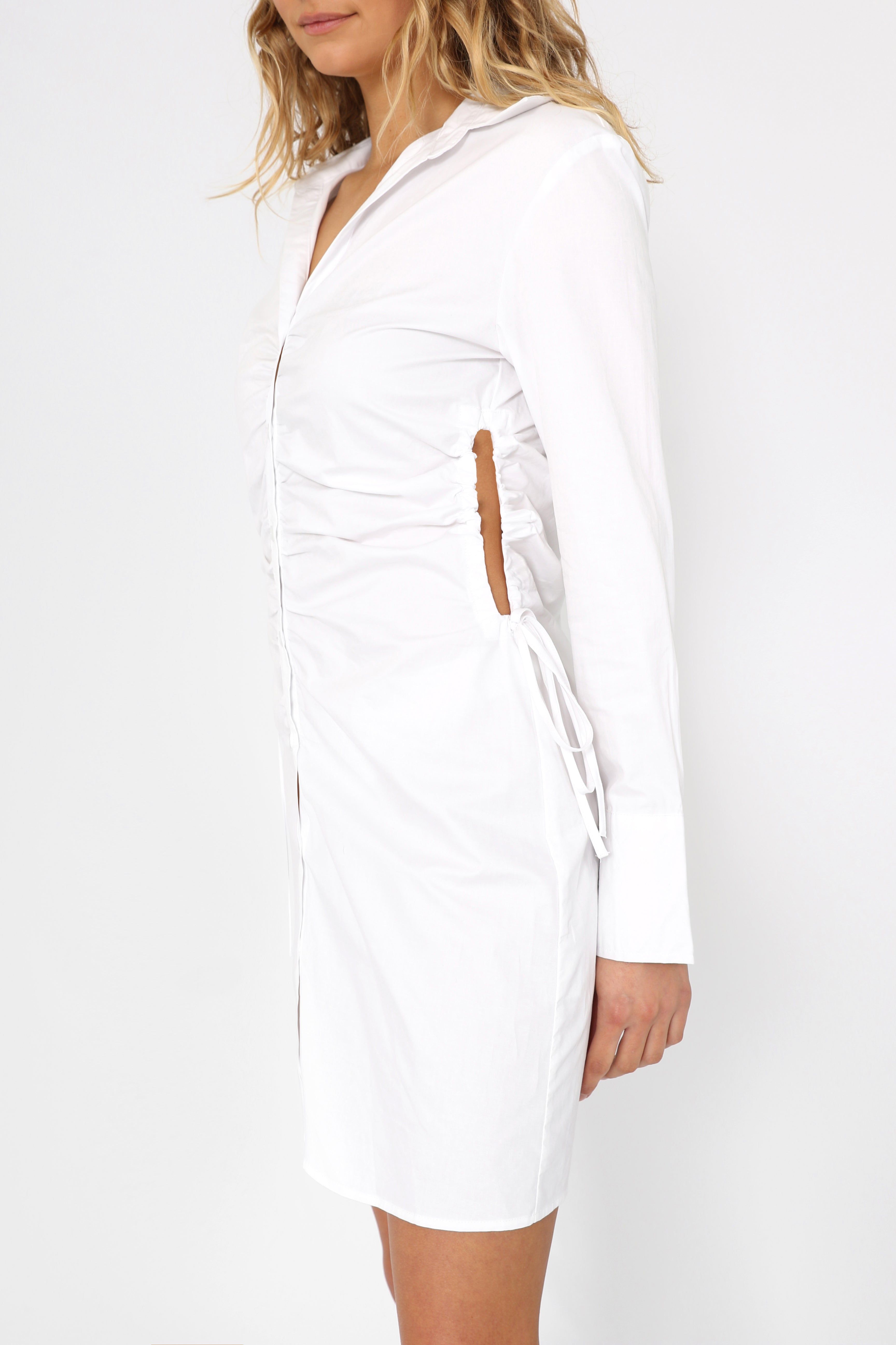 Amelfi Mini Dress | White sold by Madison product image thumbnail 2