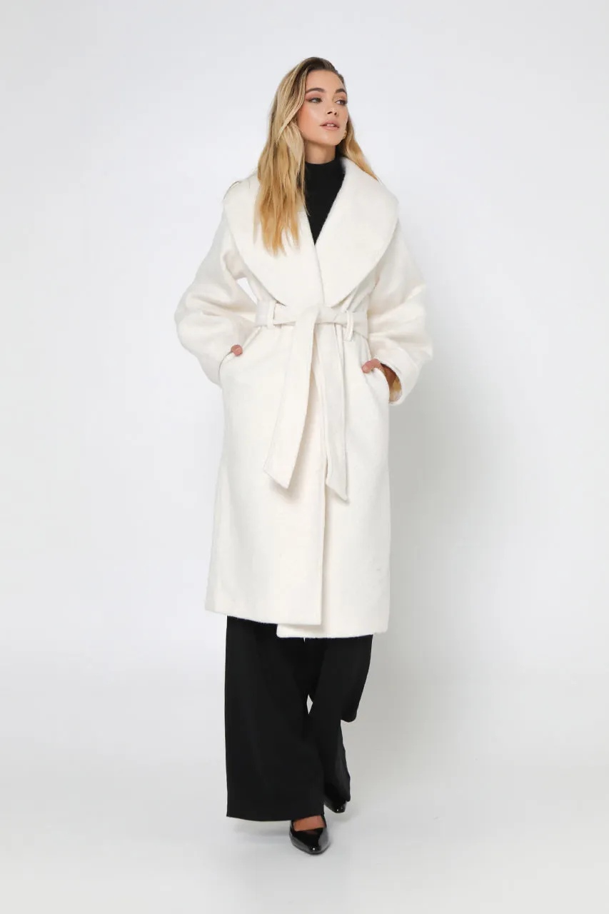 Tully Coat | Cream sold by Madison product image thumbnail 5