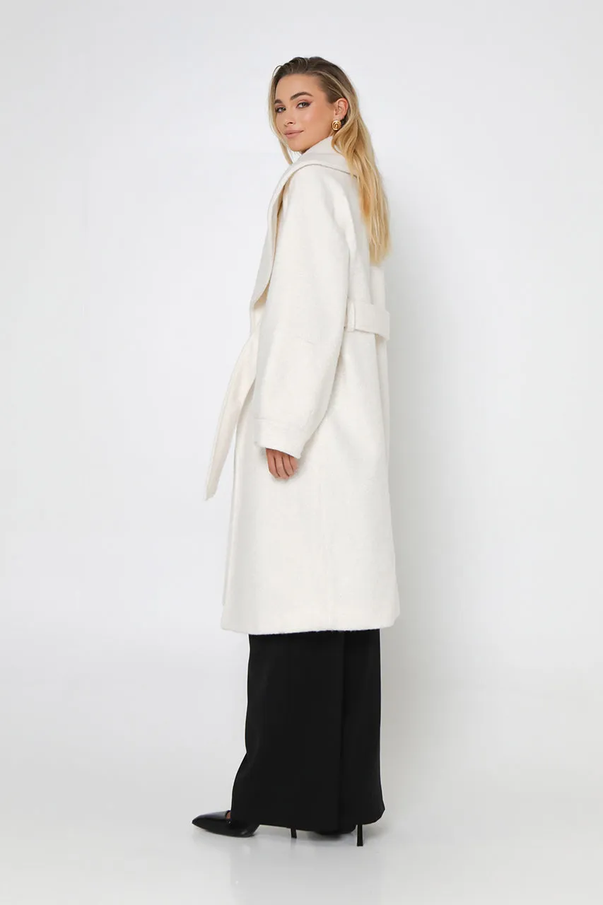 Tully Coat | Cream sold by Madison product image thumbnail 4