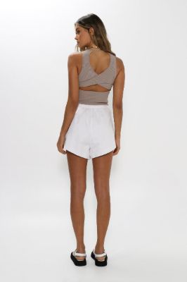 Devon Knit Top | Taupe sold by Madison