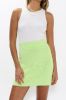 Ellidy Knit Mini Skirt | Lime sold by Madison