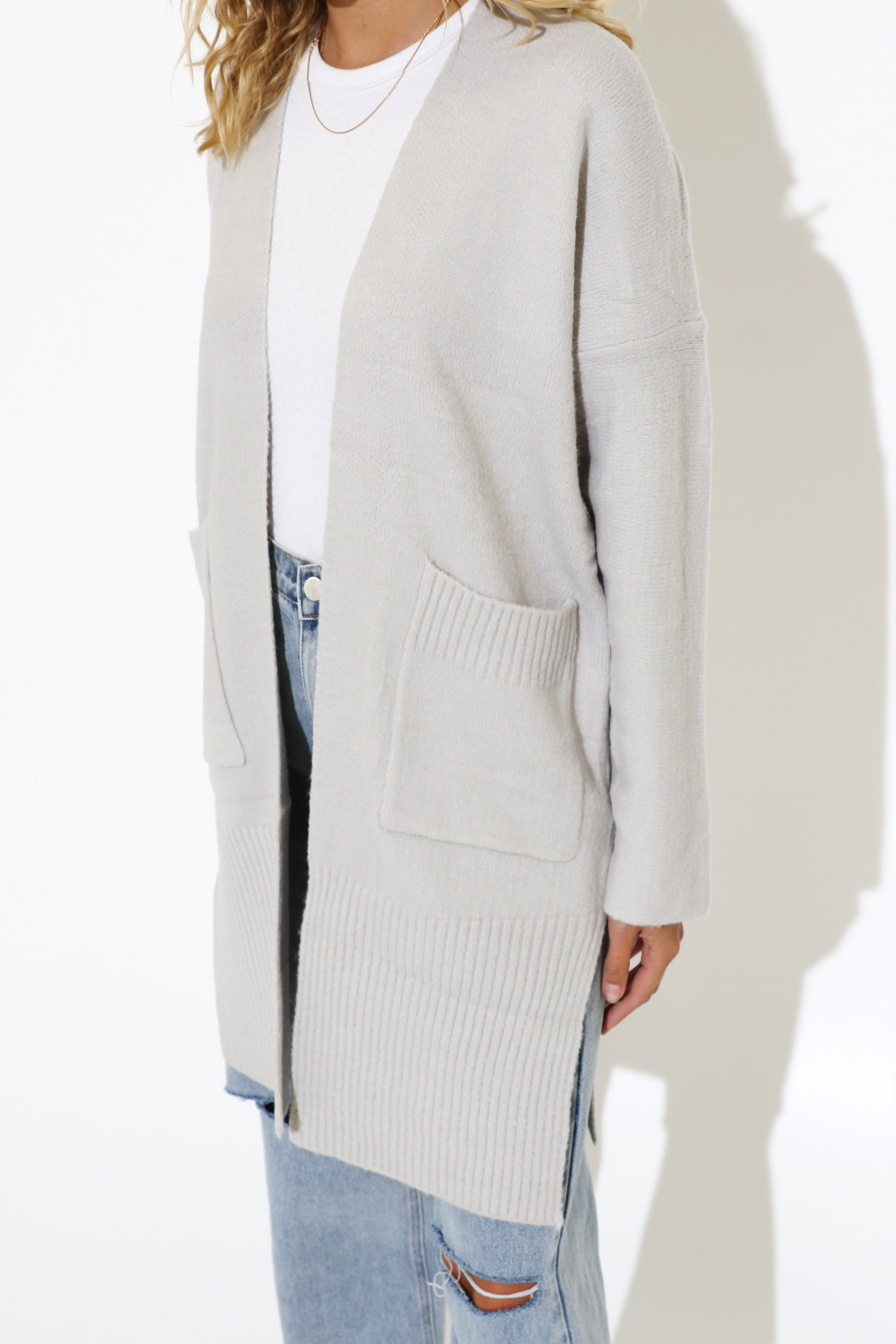 Piper Cardigan | Grey Marle sold by Madison product image thumbnail 8