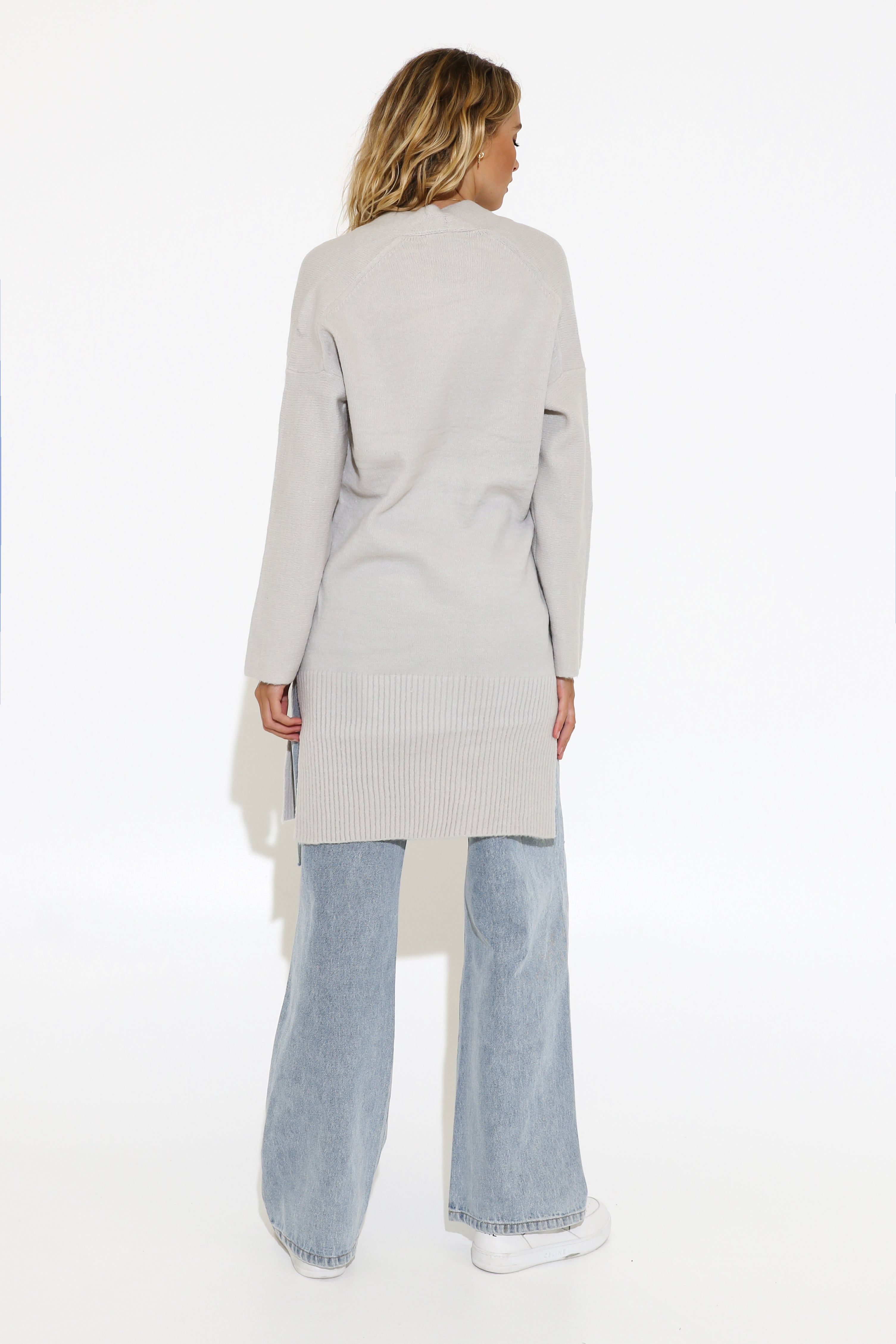 Piper Cardigan | Grey Marle sold by Madison product image thumbnail 6